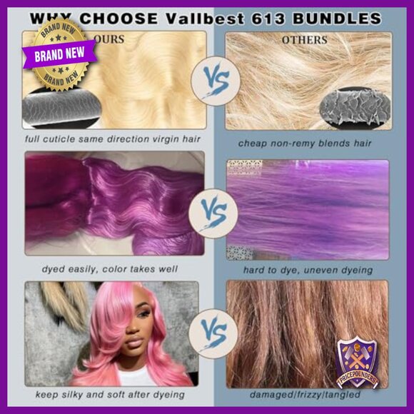 18 Inch Body Wave Human Hair Extensions 3 Bundles Brazilian Virgin Remy main image 6
